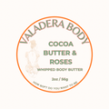 COCOA BUTTER & ROSES WHIPPED BODY BUTTER 2 0Z