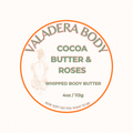 COCOA BUTTER & ROSES WHIPPED BODY BUTTER 4 OZ