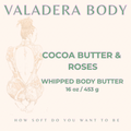COCOA BUTTER & ROSES WHIPPED BODT BUTTER 16 OZ