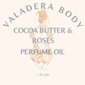 COCOA BUTTER & ROSES PERFUME OIL 1 FL OZ
