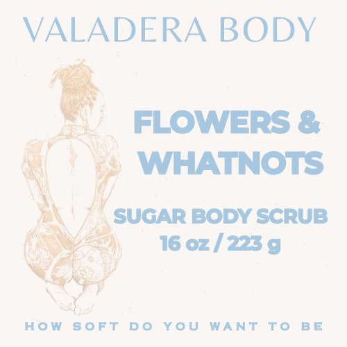 FLOWERS & WHATNOTS SUGAR SCRUB 16 OZ